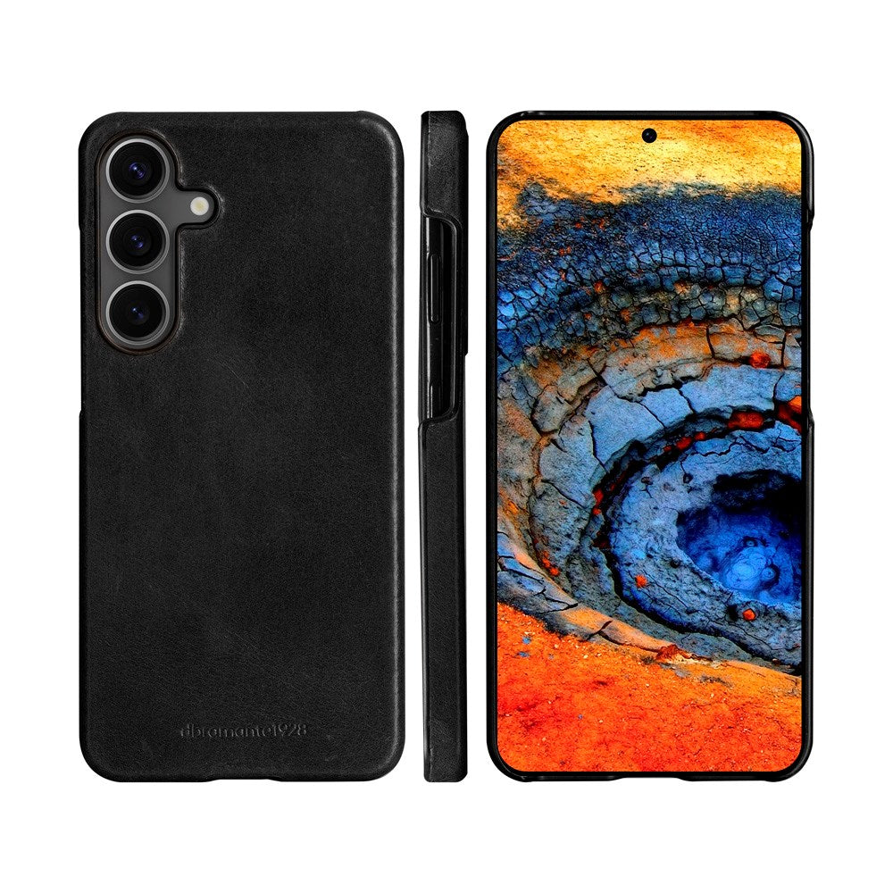 dbramante1928 Lynge - Samsung Galaxy A56 (5G) - Ægte Læder 2-i-1 Flip Cover - Black