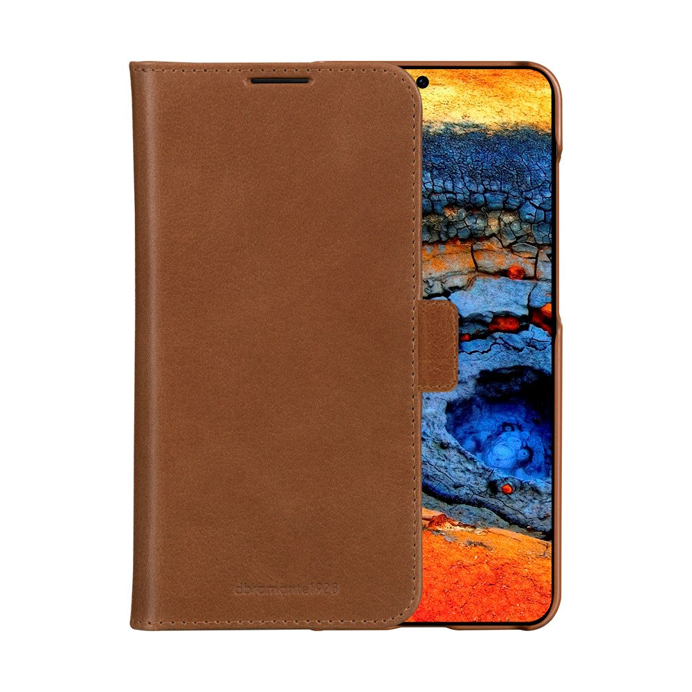 dbramante1928 Lynge - Samsung Galaxy A56 (5G) - Ægte Læder 2-i-1 Flip Cover - Tan