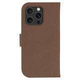 iPhone 16 Pro dbramante1928 Lynge Ægte Læder Magnet Flip Cover - MagSafe Kompatibel - Tan