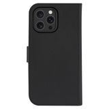 iPhone 16 Pro Max dbramante1928 Lynge Ægte Læder Magnet Flip Cover - MagSafe Kompatibel - Black