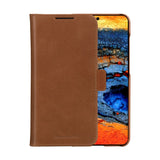 dbramante1928 Lynge - Samsung Galaxy S25+ (Plus) - Ægte Læder 2-i-1 Flip Cover - Tan