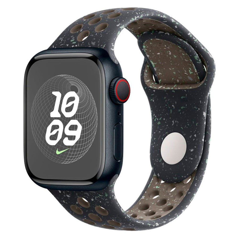 Apple Watch (38/40/SE/41/42mm) Silikonerem Lippa FLOUR - Sort