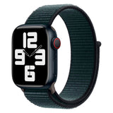 Apple Watch (38/40/SE/41/42mm) Lippa Nylonrem - Blågrøn - (DEMO)
