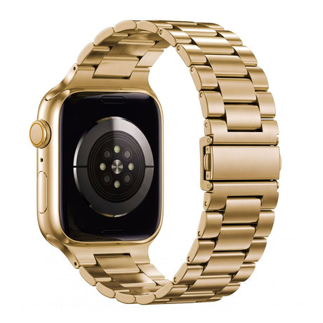Lippa Apple Watch (42/44/SE/45/46/49mm) Rem i Rustfri Stål - Rose Gold