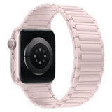 Lippa Apple Watch (38/40/41/42 mm) Magnetisk Silikone Urrem - Lyserød