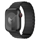 Lippa Apple Watch (42/44/45/46/49 mm) Magnetisk Silikone Urrem - Sort