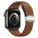 Lippa Apple Watch (38/40/41/42 mm) Magnetisk Kunstlæder Urrem - Brun