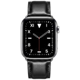 Lippa Apple Watch (38/40/41/42 mm) Kunstlæder Urrem - Sort
