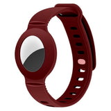 Lippa Silikone Apple AirTag 1. & 2. Gen. Armbånd - Rød