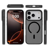 Lippa iPhone 17 Pro Hybrid Bagside Cover - MagSafe Kompatibel - Mat / Sort