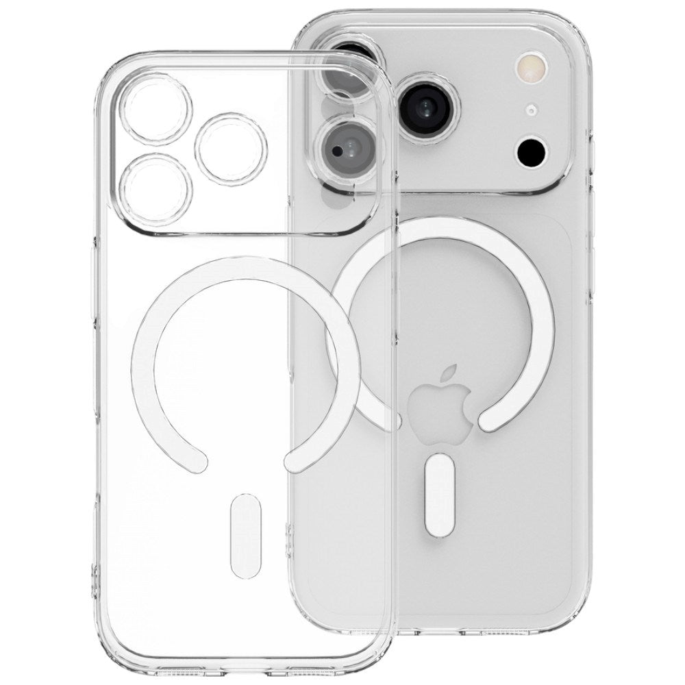 Lippa iPhone 17 Pro /18 Pro Fleksibel Plast Mobil Cover - MagSafe Kompatibel - Gennemsigtig