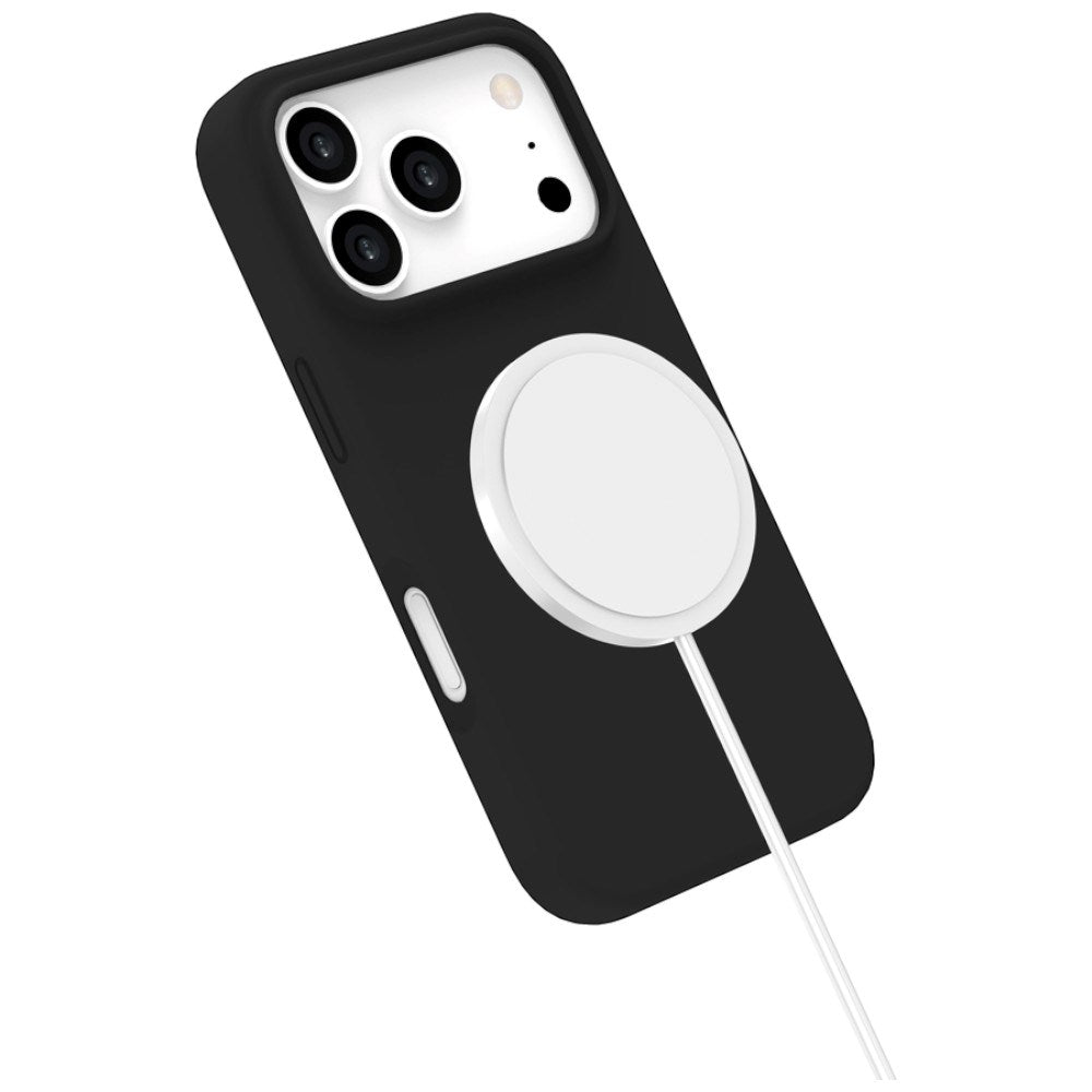 Lippa iPhone 17 Pro / 18 Pro Silikone Bagside Cover - MagSafe Kompatibel - Sort