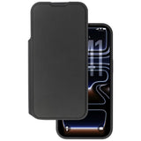 Lippa iPhone 17 Pro/ 18 Pro Wallet Kunstlæder 2-i-1 Flip Cover - MagSafe Kompatibel - Sort