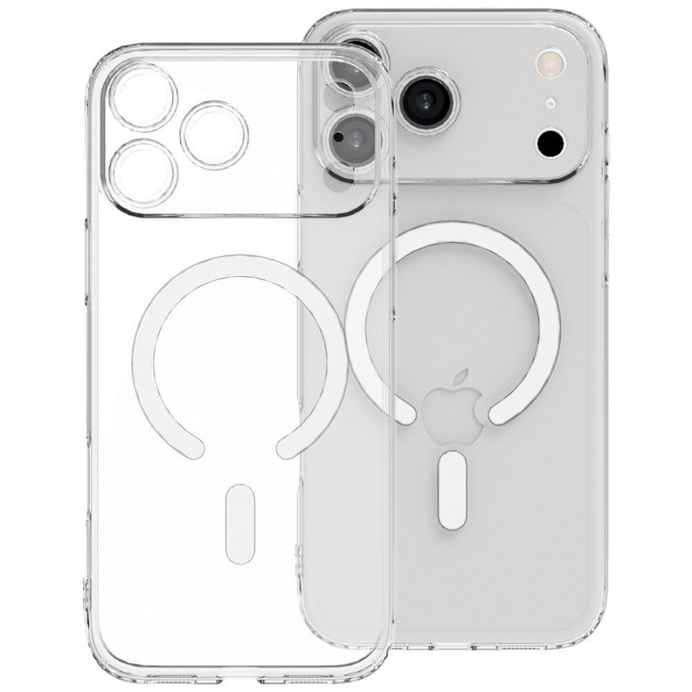 Lippa iPhone 17 Pro Max/18 Pro Max Fleksibel Plast Mobil Cover - MagSafe Kompatibel - Gennemsigtig