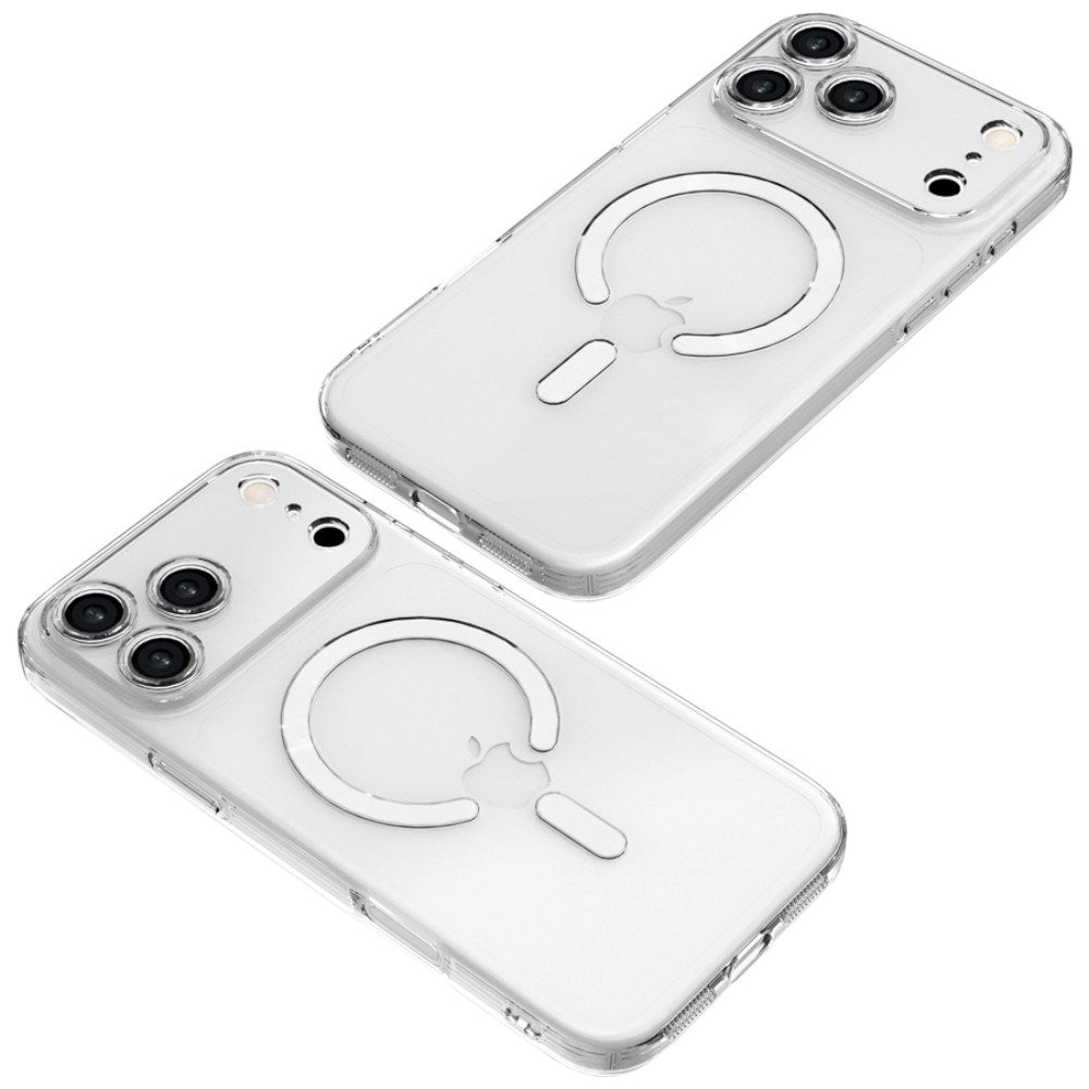 Lippa iPhone 17 Pro Max/18 Pro Max Fleksibel Plast Mobil Cover - MagSafe Kompatibel - Gennemsigtig
