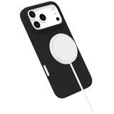 Lippa iPhone 17 Pro Max / 18 Pro Max Silikone Bagside Cover - MagSafe Kompatibel - Sort