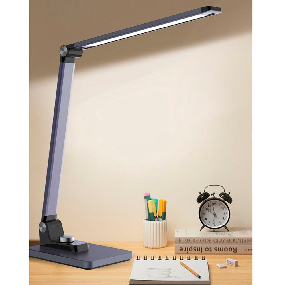 Lippa Aluminiums LED Skrivebordslampe - Sølv