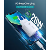 Lippa 20W Vægoplader m. USB-C - Power Delivery - Hvid