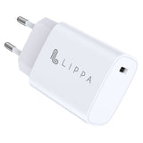 Lippa 20W Vægoplader m. USB-C - Power Delivery - Hvid