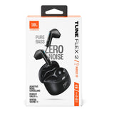 JBL TUNE FLEX 2 - True Wireless Høretelefoner In-Ear - Adaptiv Støjreduktion - Sort