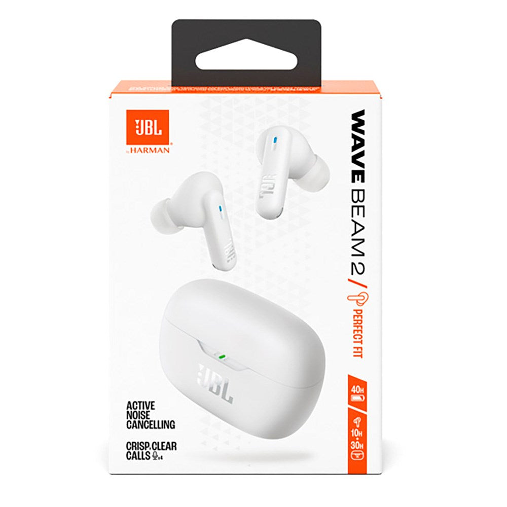 JBL Wave Beam 2 True Wireless Headset - In-Ear - Hvid