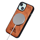 iPhone 14 / 13 - EIDERWOOD Magnetisk Træcover - MagSafe Kompatibel - Kirsebærtræ