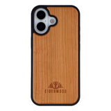 iPhone 17 - EIDERWOOD Magnetisk Træcover - MagSafe Kompatibel - Kirsebærtræ