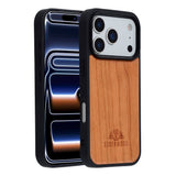 iPhone 17 Pro - EIDERWOOD Magnetisk Træcover - MagSafe Kompatibel - Kirsebærtræ