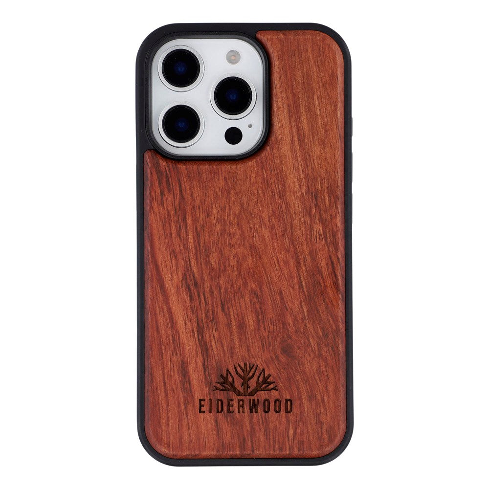 iPhone 16 Pro - EIDERWOOD Magnetisk Træcover - MagSafe Kompatibel - Palisander