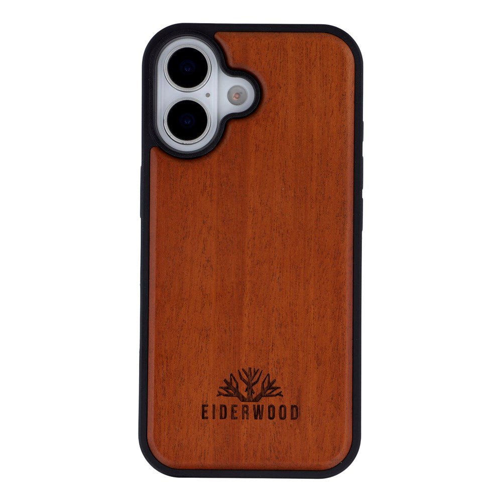 iPhone 17 - EIDERWOOD Magnetisk Træcover - MagSafe Kompatibel - Palisander