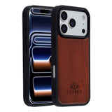 iPhone 17 Pro Max - EIDERWOOD Magnetisk Træcover - MagSafe Kompatibel - Palisander