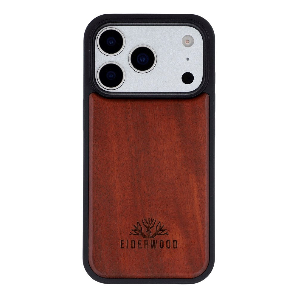 iPhone 17 Pro Max - EIDERWOOD Magnetisk Træcover - MagSafe Kompatibel - Palisander