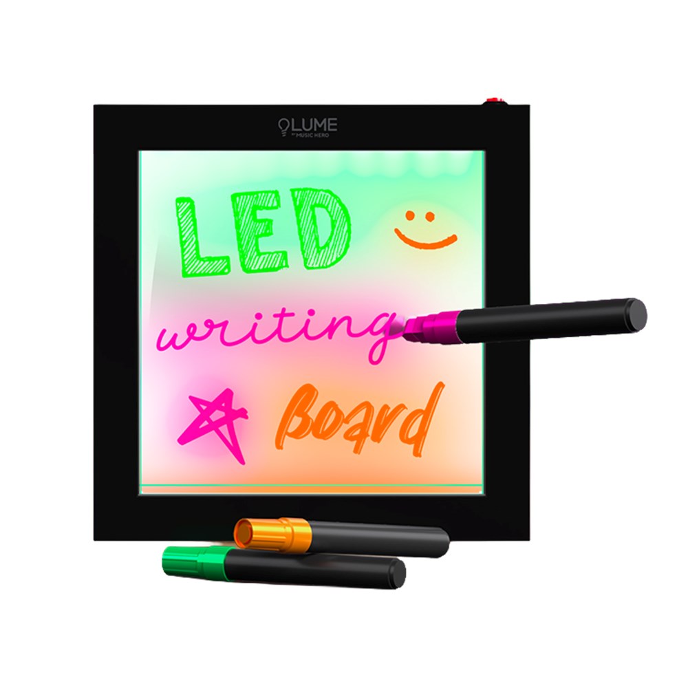 SBS LED Lystavle - Tuscher & Klud Medfølger - Sort