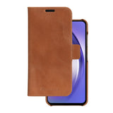Samsung Galaxy A54 (5G) - dbramante1928 Lynge 2-i-1 Ægte Læder Flip Cover - Tan