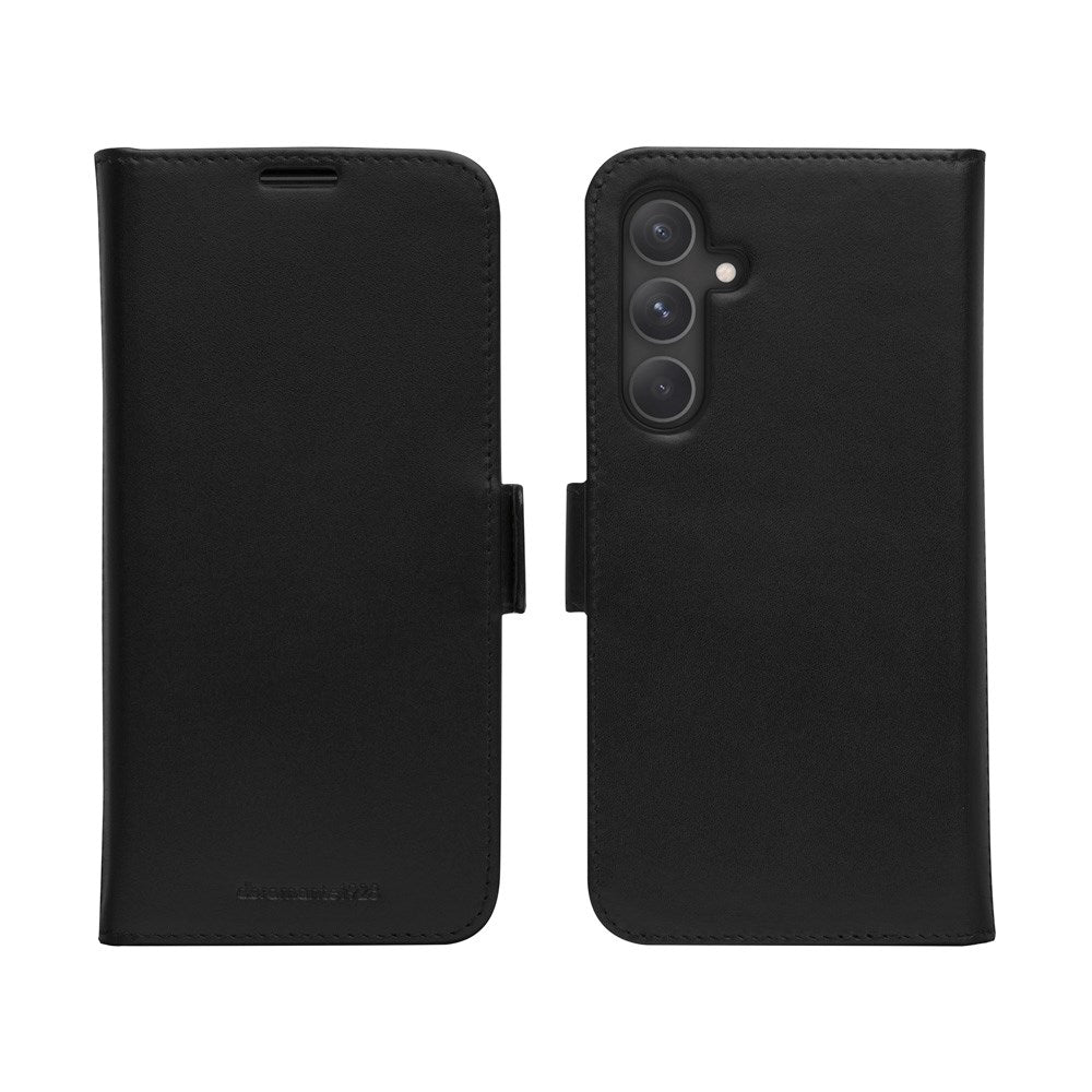 Samsung Galaxy S24 FE - dbramante1928 Lynge 2-i-1 Ægte Læder Flip Cover - Black