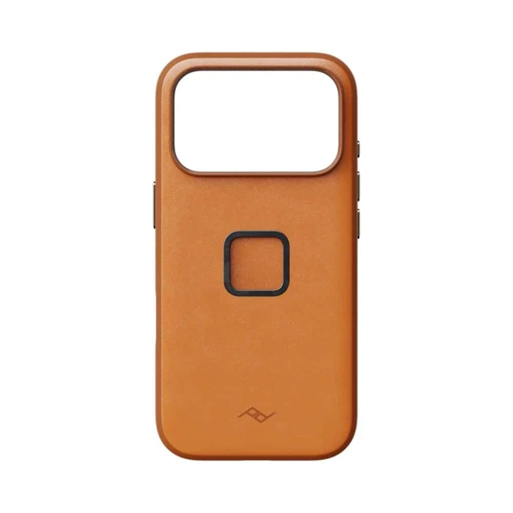 iPhone 18 Pro Peak Design Everyday Bagside Cover - MagSafe Kompatibel - Amber Leather
