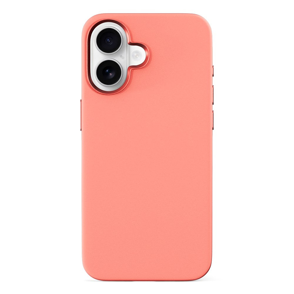 iPhone 16 Plus Epico Mag+ Silikone Bagside Cover - MagSafe Kompatibel - Peach Pink