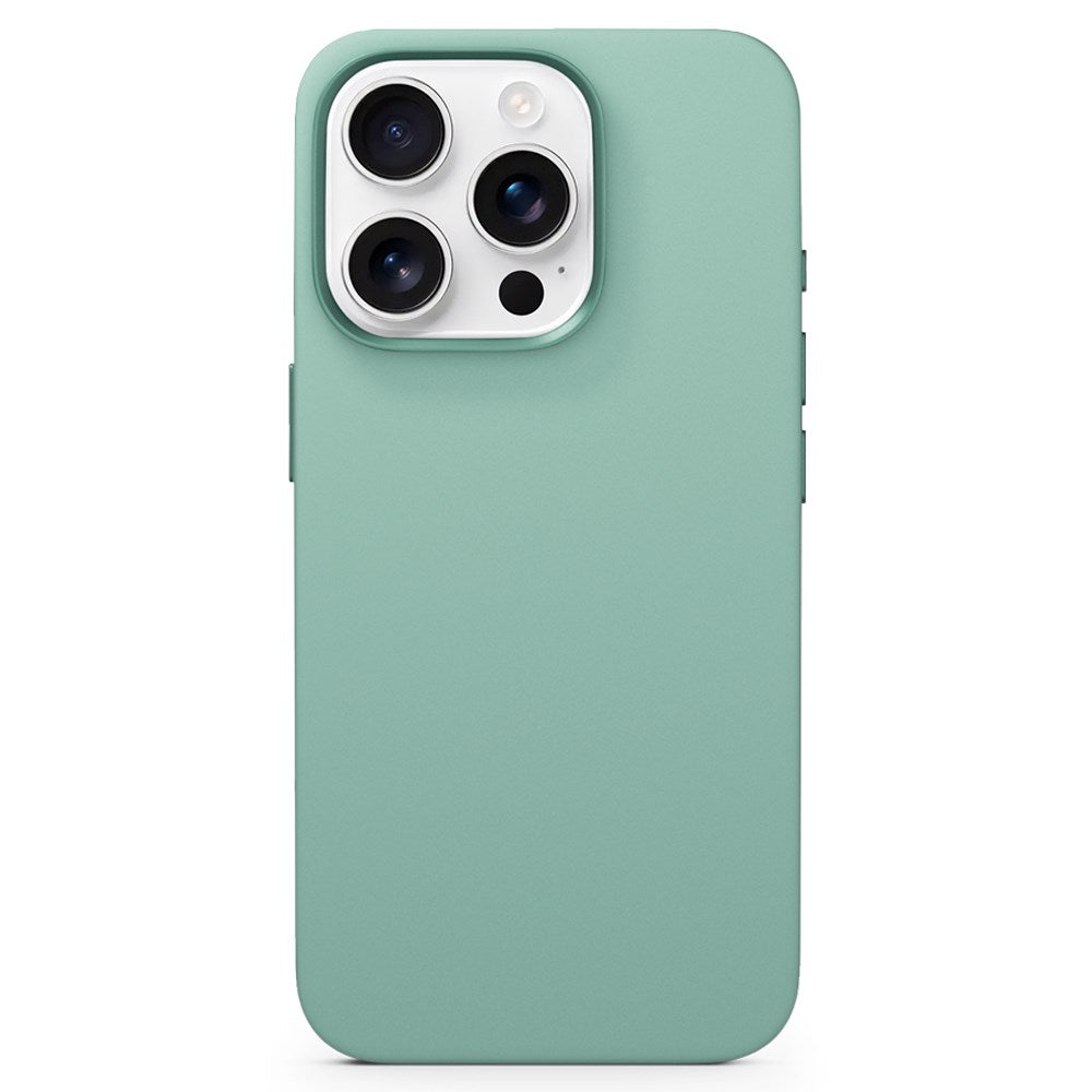 iPhone 16 Pro Epico Mag+ Silikone Bagside Cover - MagSafe Kompatibel - Pastel Turquoise