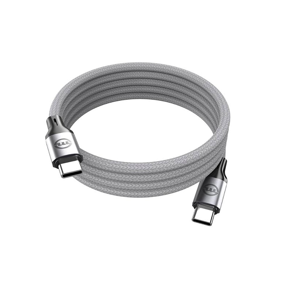 Mobile Origin 1m Magnetisk USB-C til USB-C Kabel – Hvid