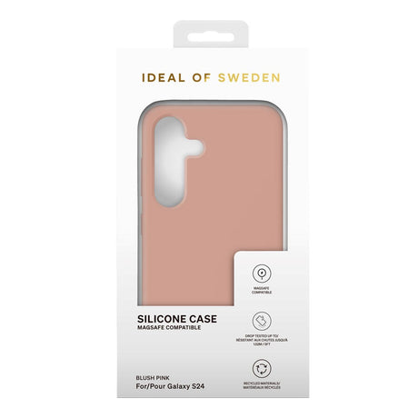 Samsung Galaxy S24 iDeal Of Sweden Silicone Case - MagSafe Kompatibel - Blush Pink