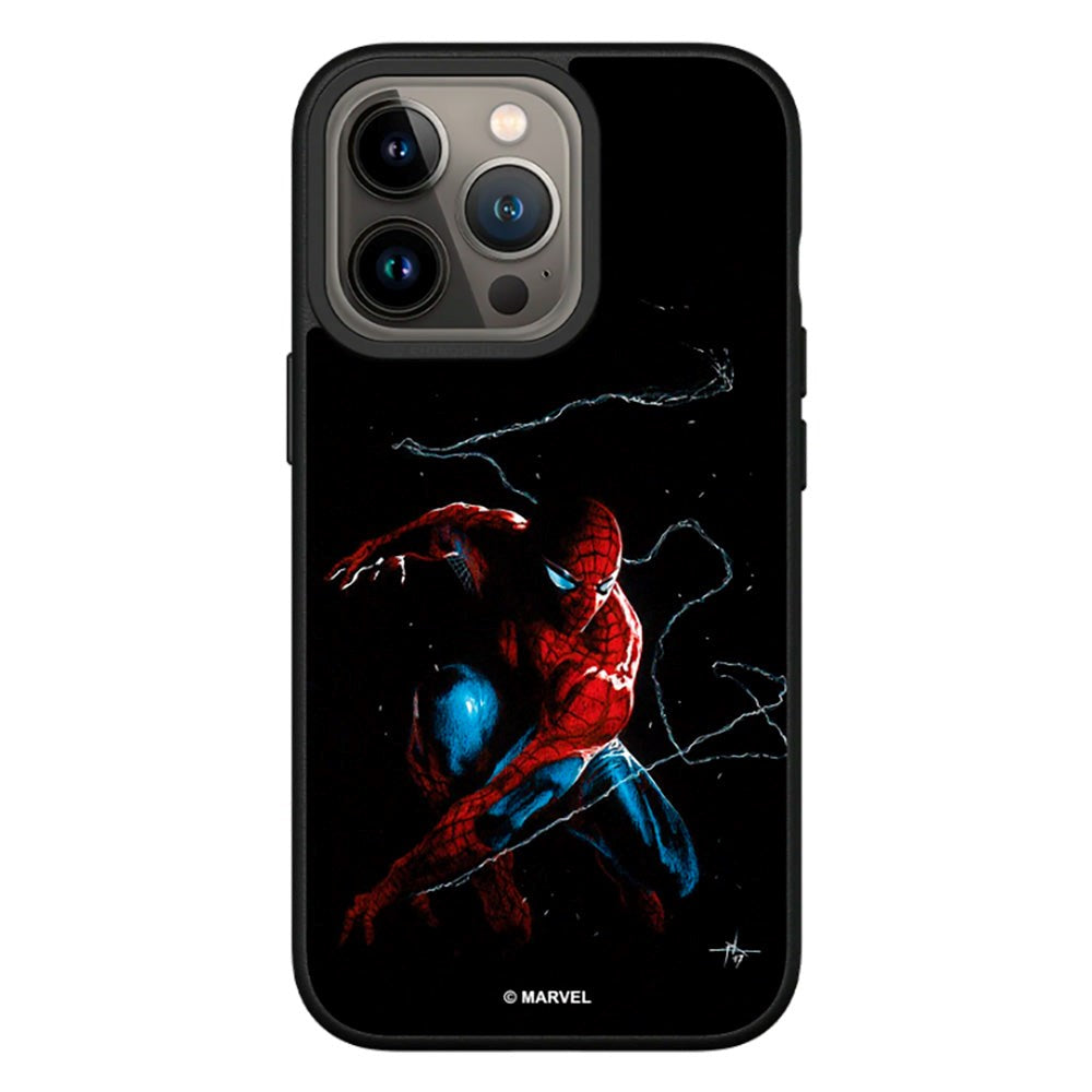 iPhone 13 Pro RhinoShield SolidSuit Håndværker Cover m. Marvel - Spider-Man On Duty