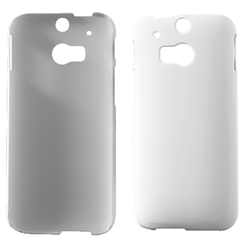 HTC One M8 inCover Plastik Cover - Hvid