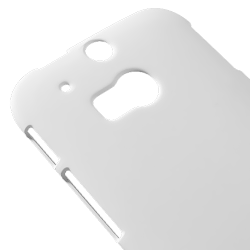 HTC One M8 inCover Plastik Cover - Hvid