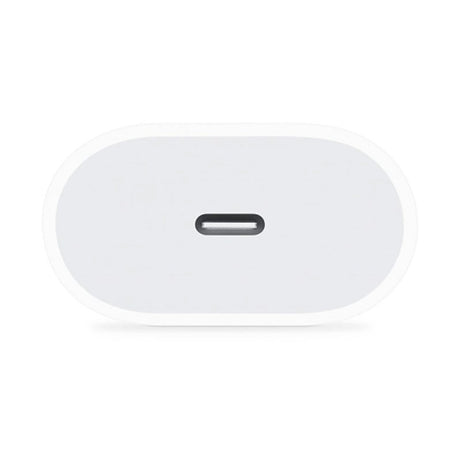 Original Apple PD (Power Delivery) 20W Vægoplader m. USB-C - Hvid  (MHJE3ZM/A)