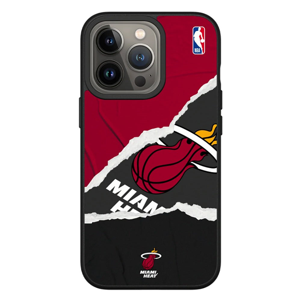 iPhone 13 Pro RhinoShield SolidSuit Håndværker NBA Cover m. Miami Heat - Sweat and Tears