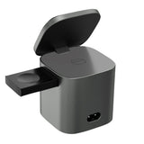 Mobile Origin Qi2 6-i-1 Multifunktionel Foldbar Trådløs Oplader - Sort