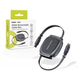 Mobile Origin Udtrækkeligt Kabel Boks 100W med USB-C til USB-C - Grå