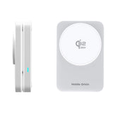 Mobile Origin Qi2 3-i-1 Multifunktionel Foldbar Trådløs Oplader - Sølv