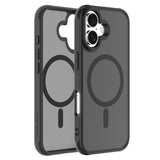 Mobile Origin iPhone 16 Hybrid Mobil Cover - MagSafe Kompatibel - Mat Sort
