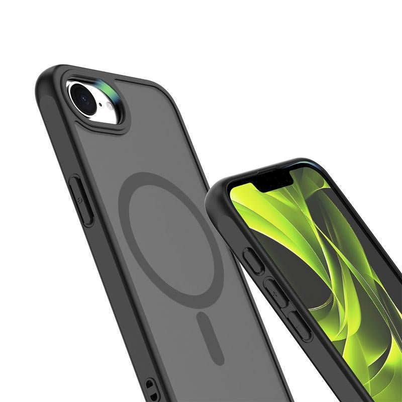 Mobile Origin iPhone 17e / 16e Hybrid Mobil Cover - MagSafe Kompatibel - Mat Sort